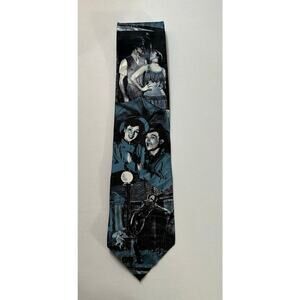 Vintage Singing In The Rain Men’s Tie Imported Silk 1992